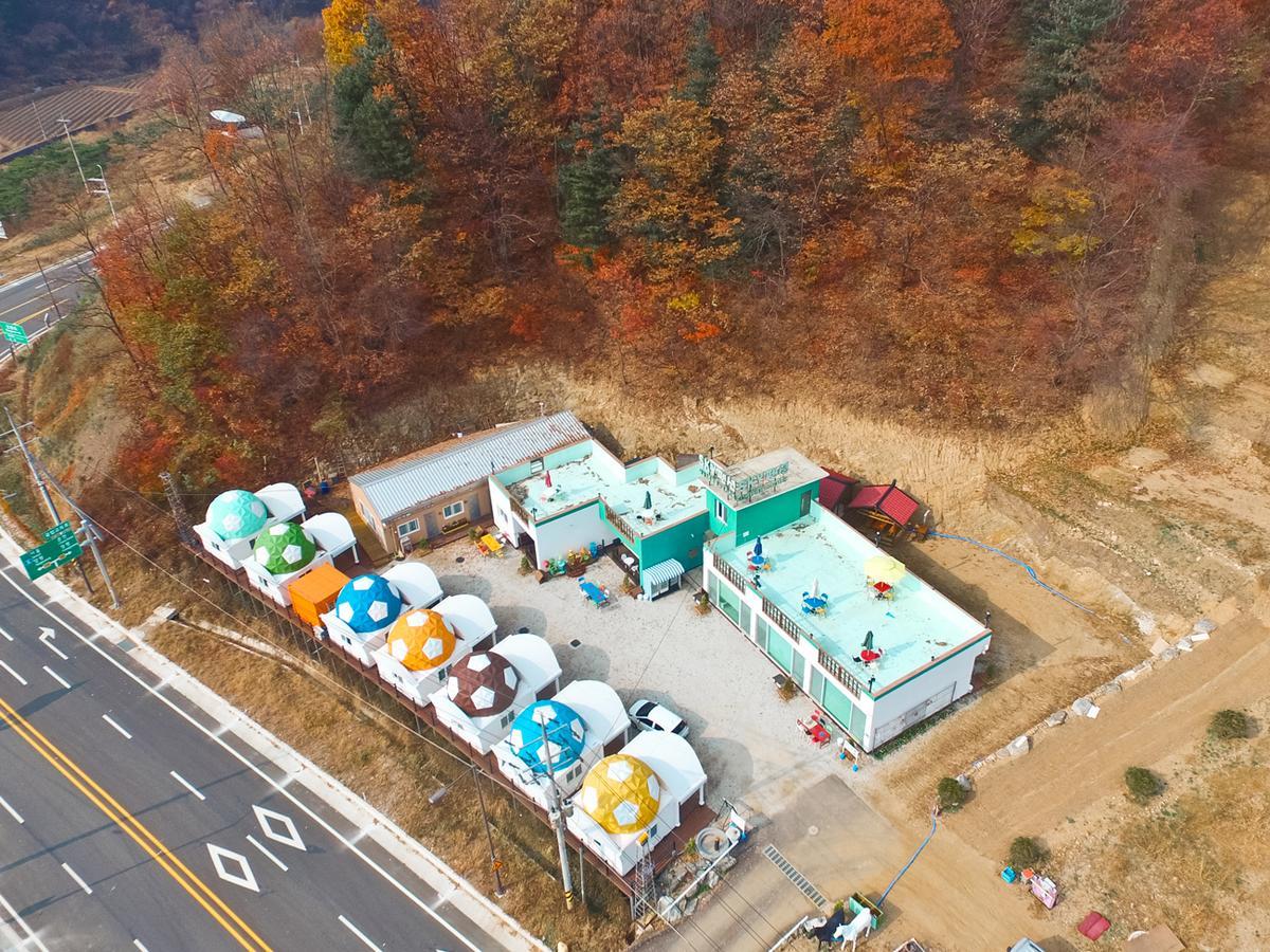 Sky Vivaldi Pension Hongcheon Bagian luar foto